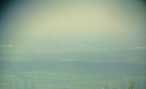 prawdopodobnie Częstochowa widziana z Góry Kamieńsk #GóraKamieńsk #Częstochowa #panorama