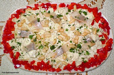 Sałatka śledziowo-fasolowa.
Przepisy do zdjęć zawartych w albumie można odszukać na forum GarKulinar .
Tu jest link
http://garkulinar.jun.pl/index.php
Zapraszam. #sałatka #śledzie #fasola #przekąski #gotowanie #jedzenie #kulinaria