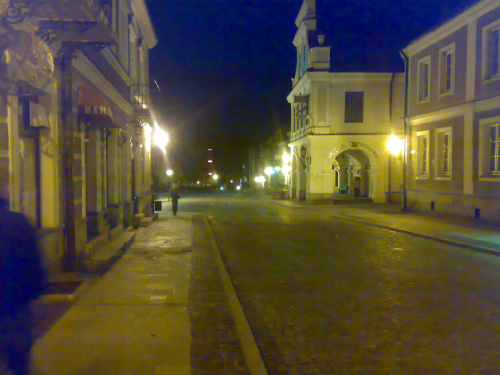 Sandomierz nocą. #Sandomierz #noc #starówka