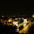 widok ze wzgórza Gellerta na Budapeszt i Most Łańcuchowy #Węgry #Budapeszt