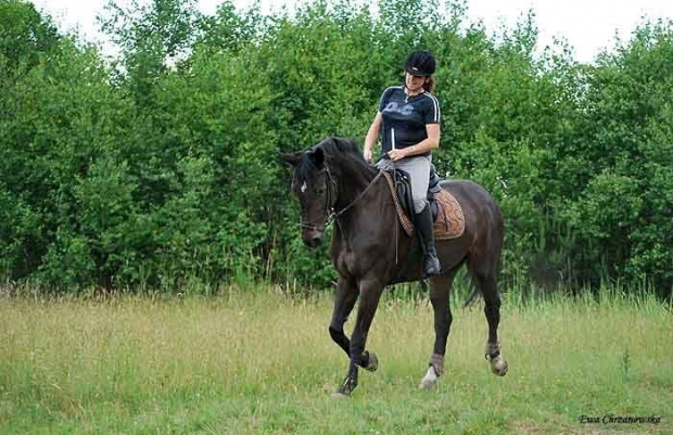 2009.06.18 Trening w Stodolach, Zosia i Ania