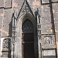 Wrocław kościół św.Elżbiety węgierskiej portal boczny