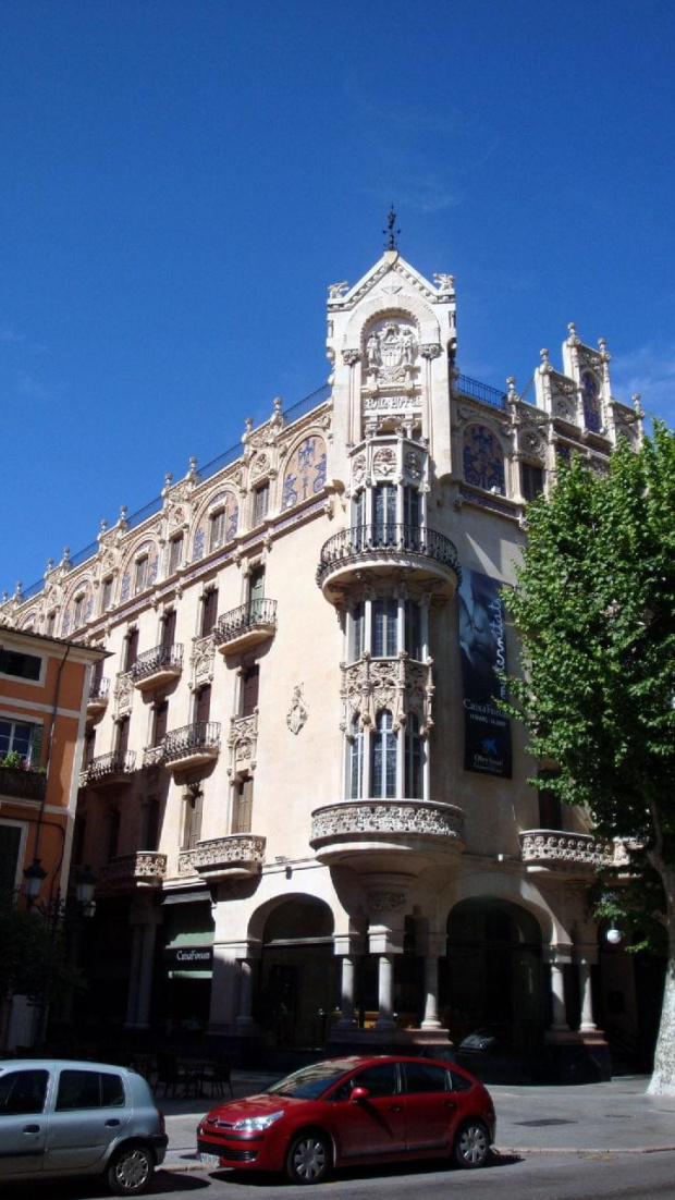 Palma de Mallorca - Gran Hotel - obecnie ośrodek kultury Fundacja la Coixa. Pierwszy Luksusowy hotel w Palmie #Majorka #PalmaDeMallorca