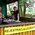 IX promocyjny spływ Bugiem 2009. Mielnik - Brok. Rejestracja uczestników i przydział kajaków. #Bug #kajaki