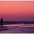 Łeba 2009 #Łeba #Lębork #SławomirŁukaszuk #Pentax #SDM #plaża #morze #zachód #słońce #piasek