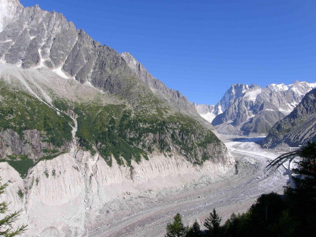 Lodowiec Mer de Glace