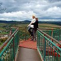 punkt widokowy Orle Skały nieopodal zamku Leśna, panorama Szczytnej #Szczytna #Orle #Skały #panorama #Leśna #zamek