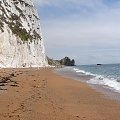 Plaża, dzika plaża. #Anglia #klif #BiałeSkały #Dorset #widok #morze #plaża