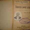 a. "Historyczna powieść polska" Teodor Jaske Choiński, 1899 r. ( cena 25 kopiejek)