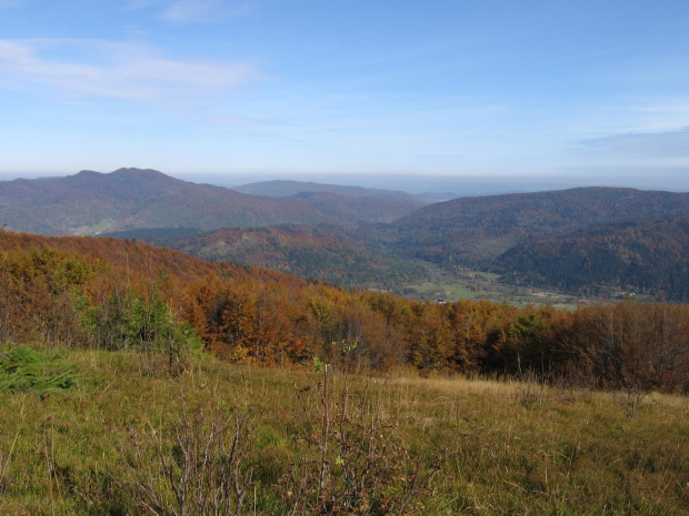 Widok z Małego Jasła, #Góry #Bieszczady