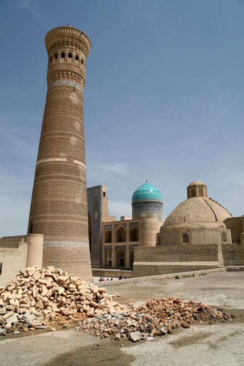 Buchara - minaret Kalon Major po remoncie #uzbekistan