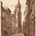 Kraków_Ul. Floriańska i kościół N.M.Panny