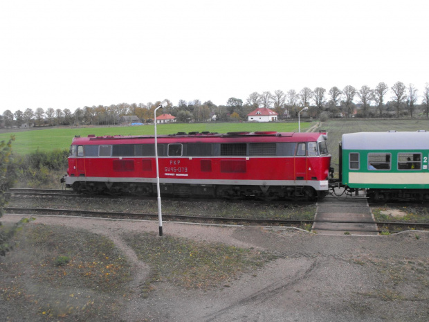 SU45-079, (PKP Przewozy Regionalne), osobowy do Krzyża, Sarbiewo, 14/10/2009