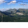 Panorama z Rakuskiej Czuby z opisami #Góry #Tatry #RakuskaCzuba