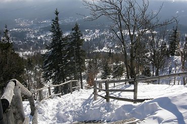 Widok z Wysokiego Kamienia,najlepszego punktu widokowego w Górach Izerskich... www.wysokikamien.com.pl #GóryIzerskie #schronisko #SzklarskaPoręba #WysokiKamień #zima