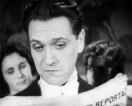 Eugeniusz Bodo, aktor, zdjęcie z filmu " Jego ekscelencja subiekt "_1933 r.