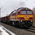 M62M-004 Challenger prowadzi pociąg towarowy z kruszywem do stacji Warszawa Okęcie. #M62M #Challenger #Gagarin #Towarowy #Brutto #Rail_polska #rail #kolej #pociąg