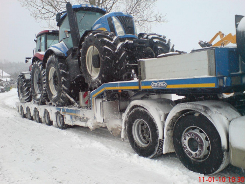 #zima #traktor #NewHolland #tir #zestaw