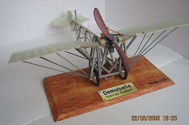 Demoiselle(Ważka) samolot Santosa Dumont z 1908r. Model kartonowy #Demoiselle #ModeleKartonowe