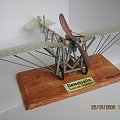 Demoiselle(Ważka) samolot Santosa Dumont z 1908r. Model kartonowy #Demoiselle #ModeleKartonowe