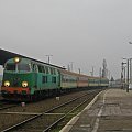 13.12.2008 SU45-045 wjeżdża na stację w Kostrzynie z pociągiem pośpiesznym Kopernik z Warszawy Wsch, po raz ostatni w tym rozkładzie .