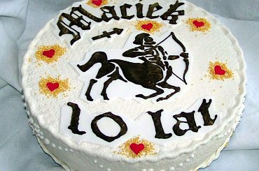 "Strzelec" #tort #strzelec #zodiak