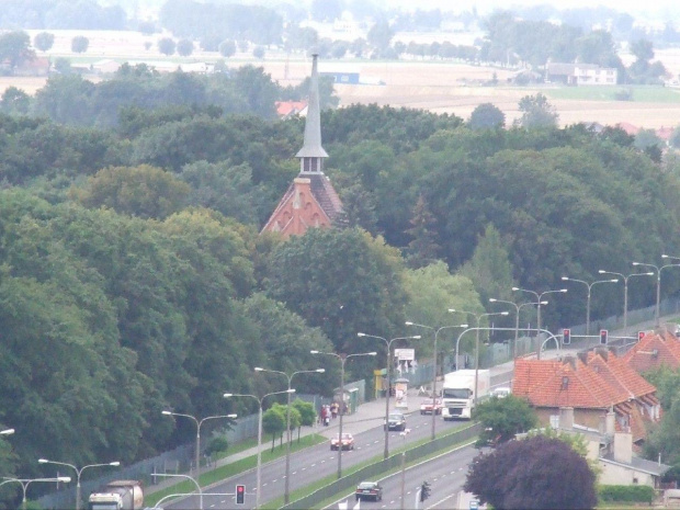 Gniezno widoki miasta z wieży katedry