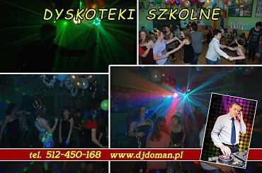 Dyskoteka w szkole zabawy, konkursy, wodzirej Dj Doman #DjDoman #Domański #DyskotekaSzkolna #komunia #Lublin #NowaDęba #PiknikRodzinny #podkarpackie #Rzeszów #Sandomierz #StalowaWola #Tarnobrzeg #WPrzedszkolu #wodzirej #ZWodzirejem #zabawa #zabawy