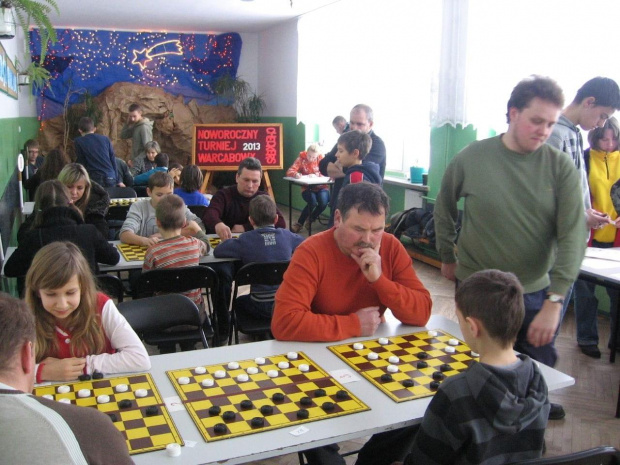 Noworoczny Turniej Warcabowy Checkers 2013 - ogólnodostępny - SP 23 Toruń, dn. 12.01.2013r.