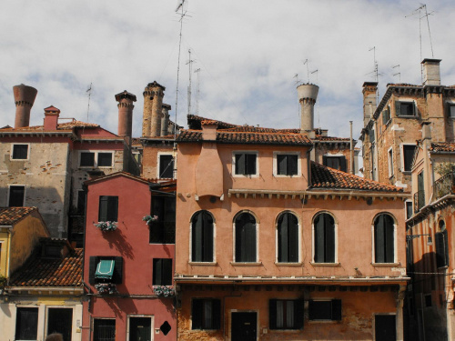 Weneckie kominy #Rzym #Wenecja #Włochy