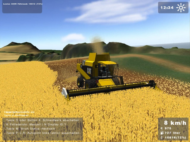 CAT Lexion 480 #CAT #Lexion #LandwirtschaftsSimulator2008