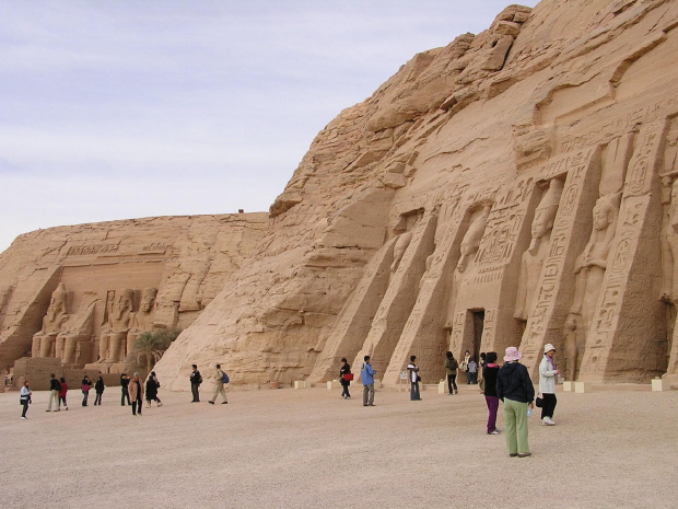 Świątynia królowej Nefertari, najukochańszej z żon Ramzesa II. #AbuSimbel #Egipt #egzotyczne #Nubia #RamzesII #zwiedzanie
