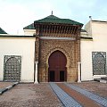 Meknes - Wersal Maroka - brama prowadząca do grobu Mulaja Ismaila #Maroko #Meknes