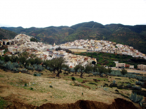 Moulay Idriss - święte miasto #Maroko #MoulayIdriss