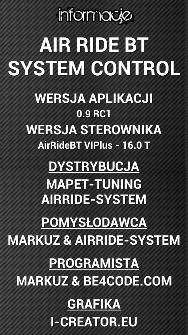 AirRide Control BT
