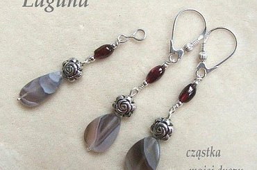 #biżuteria #moda #uroda #kobieta #piórka #minerały #srebro #kolczyki #bigle #dziewczyna