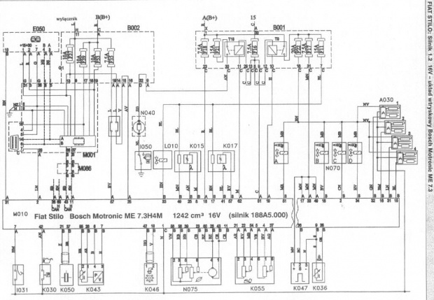 1.2/16V układ wtryskowy BOSCH Motronic ME7.3