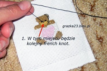 #PodstawyHaftuKrzyżykowego #FrenchKnot #HaftKrzyżykowy #NaukaHaftuKrzyżykowego
