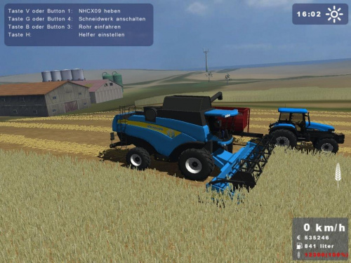 New Holland CX860 niebieski #Landwirtschafts #Simulator2009 #NewHolland #Holland #CX860